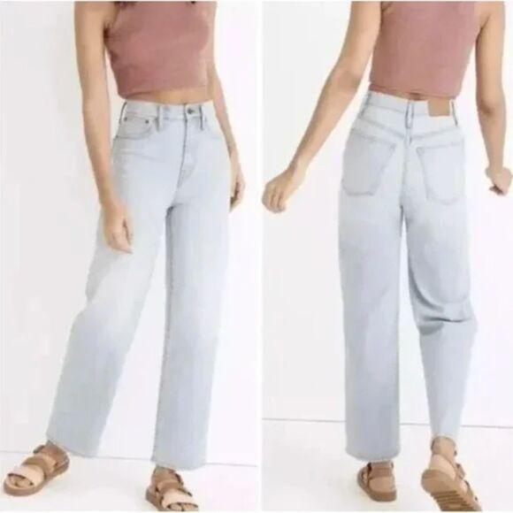 Madewell The‎ Petite Perfect Vintage Wide-Leg Crop Jean in Edmunds Wash, 26P - Picture 2 of 16